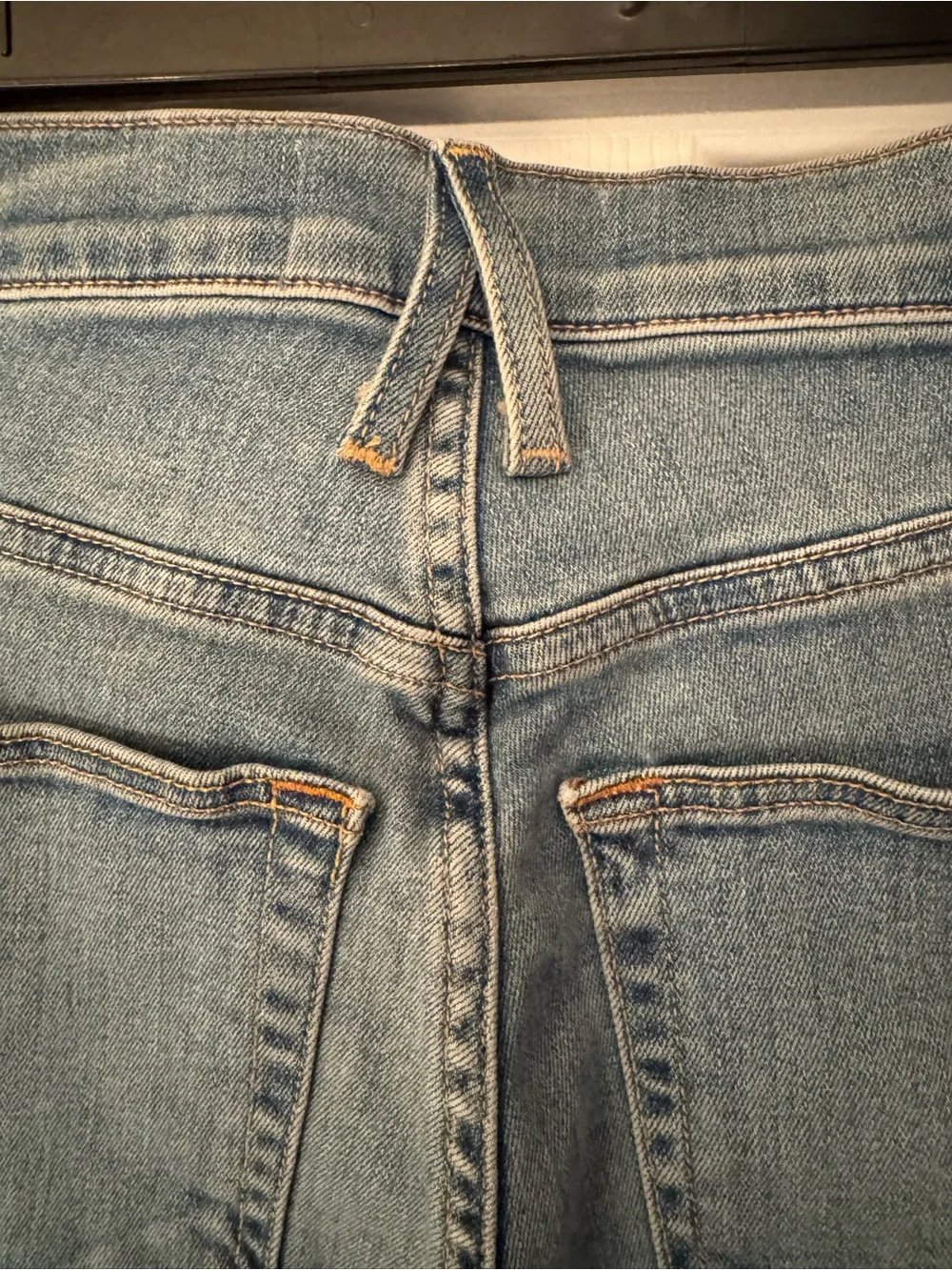 SLVRLAKE Beatnik Ankle Slim High Rise Light Women’s Blue Denim Jeans Size 23 - Picture 15 of 16